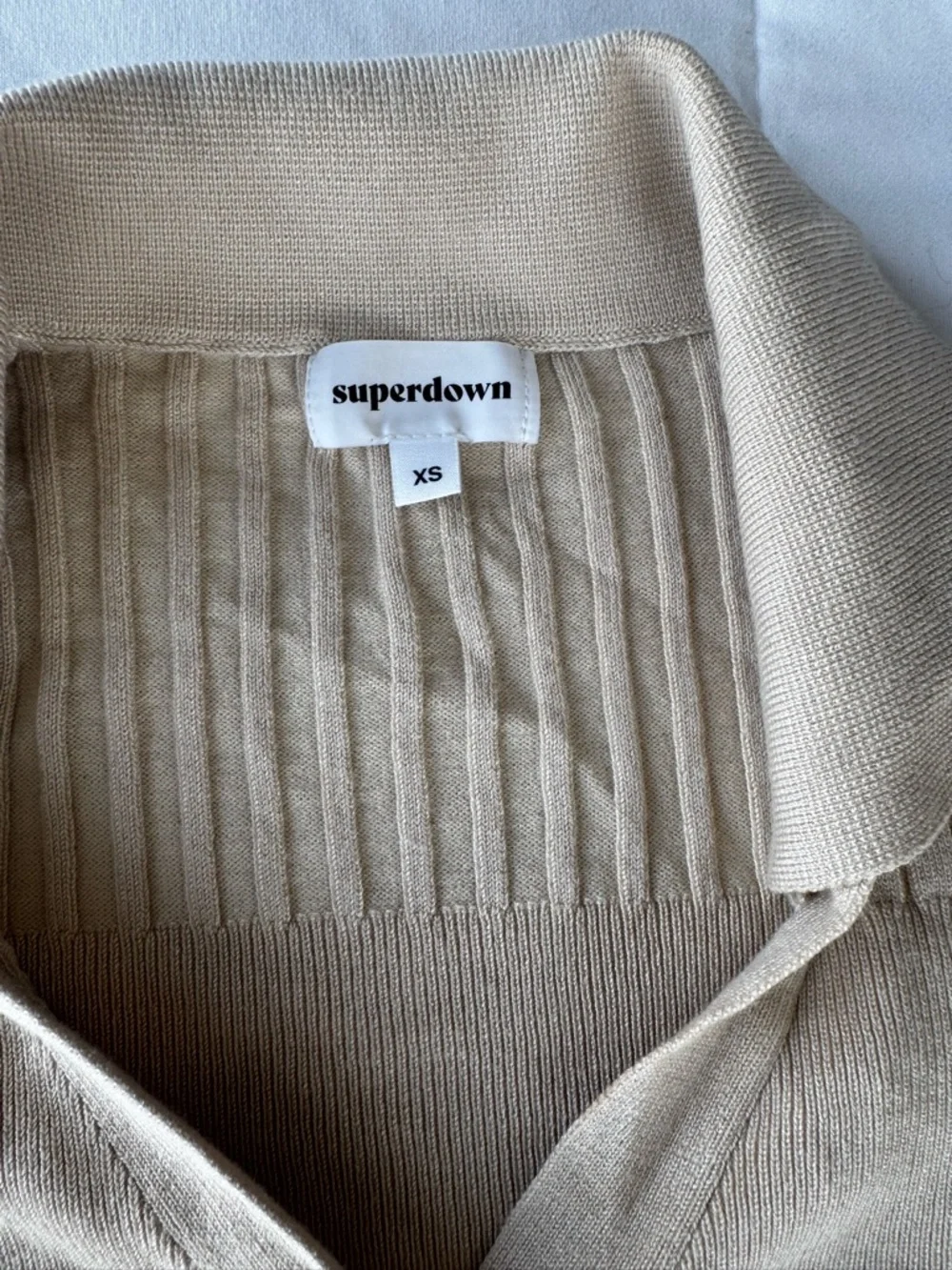 Superdown Ribbed Bodysuit - Picture 2 of 4